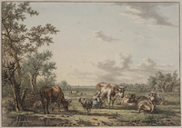 Y 102
<br/>
Landschap met vee en melkmeisje
<br/>
<em>Kobell, Jan Baptist (1778-1814)</em>
